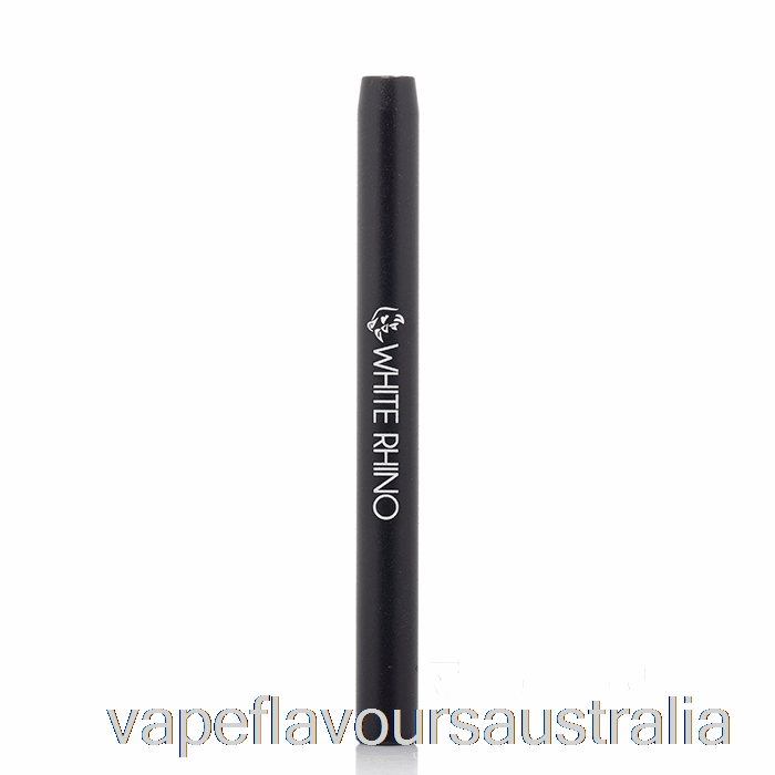 Vape Nicotine Australia White Rhino Metal Bat Taster Pipe Black